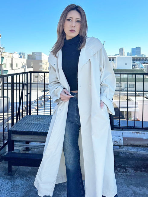 ナイロンロングコート