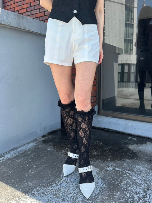 ハイウエストショートパンツ