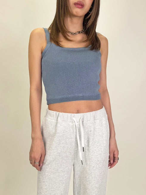 サマーニットキャミトップ