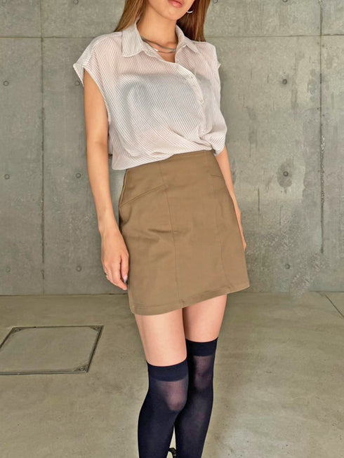 シャツドッキングワンピース