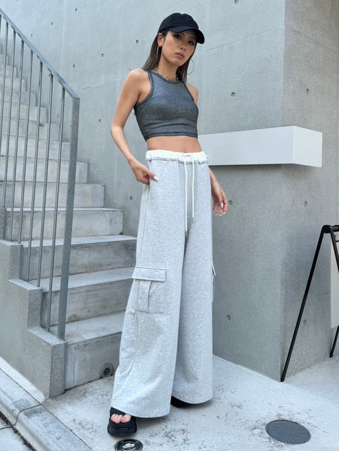 シャイニーショートタンクトップス