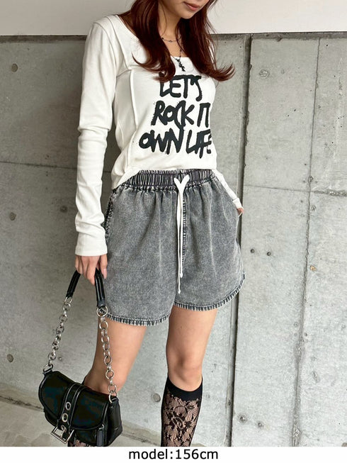 ケミカルショートパンツ