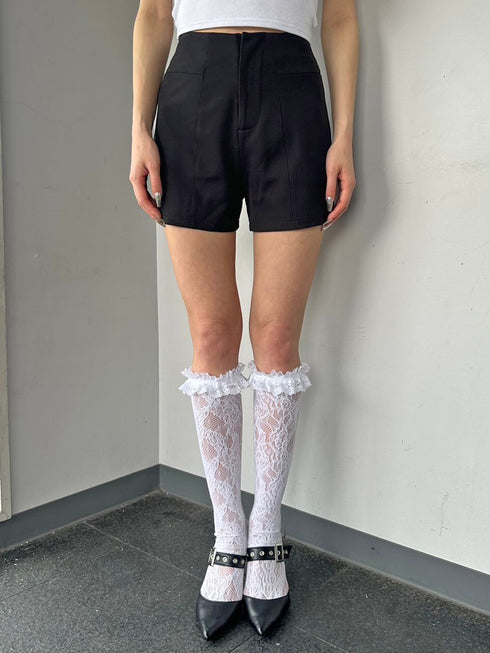 ハイウエストショートパンツ