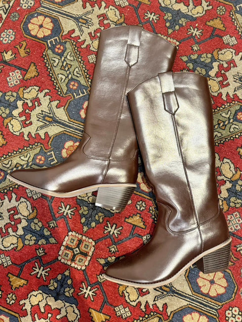 ポインテッドトゥウエスタンブーツ