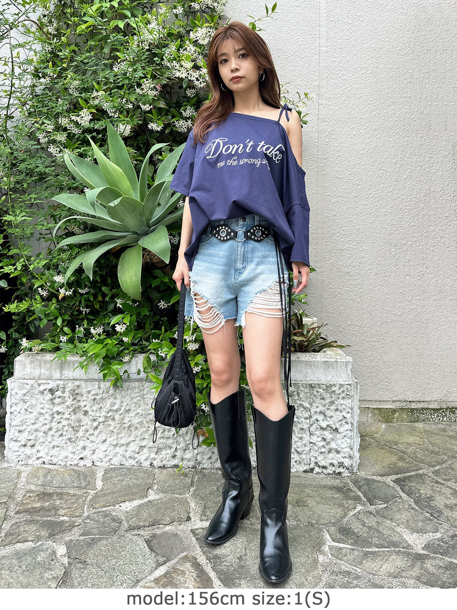 MSGM.ダメージショートパンツ アソートダメージデニムSPT|RETRO GIRL | RETRO GIRL ONLINE