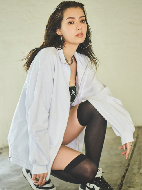 スタンドネックスウェットセットアップ