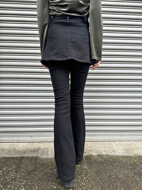 スカートドッキングフレアパンツ