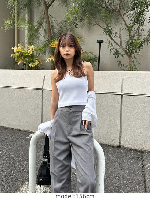 サマーニットキャミトップ