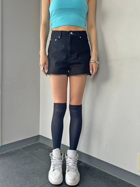 ヘムカットオフショートパンツ