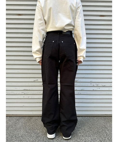 EG Blackツイルワイドパンツ