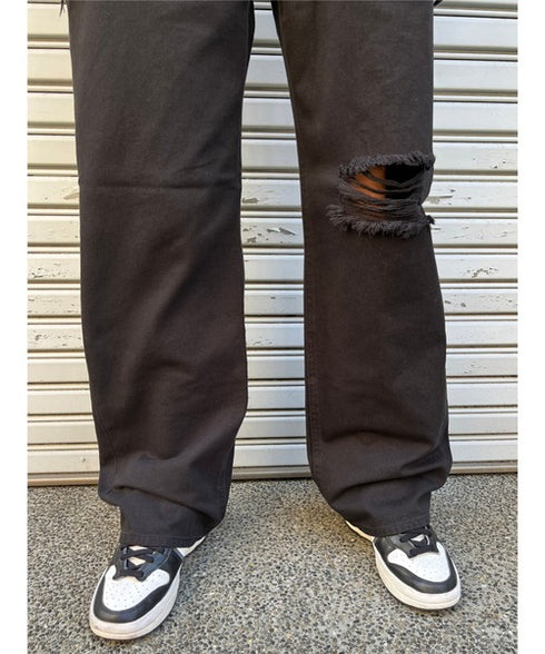 EG Blackツイルワイドパンツ