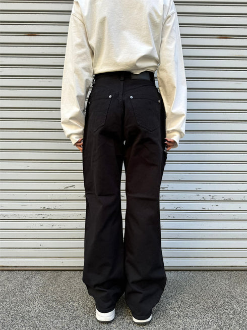 EG Blackツイルワイドパンツ