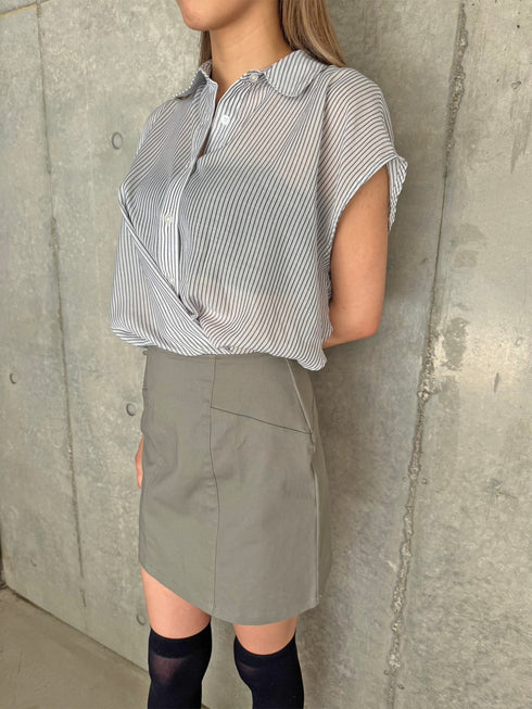 シャツドッキングワンピース