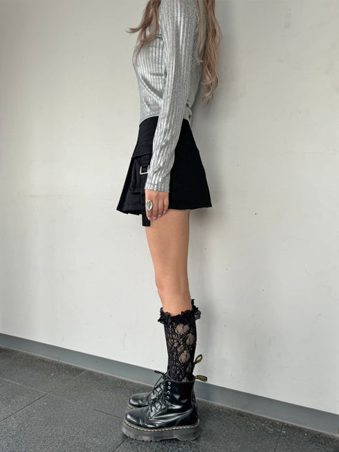 カーゴポケットプリーツスカートⅡ