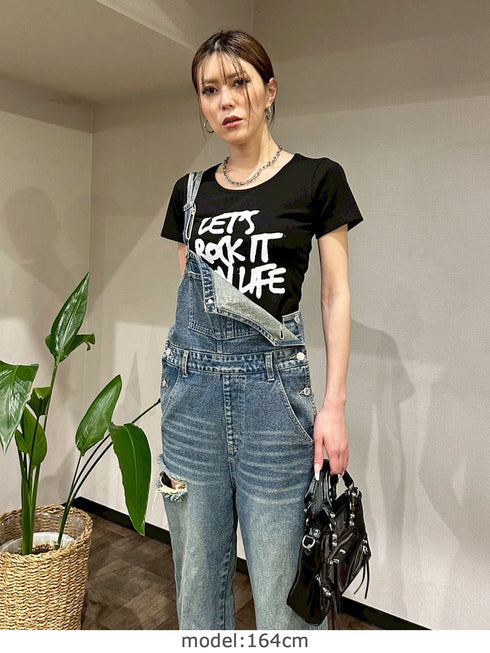 手書き風ロゴTシャツ