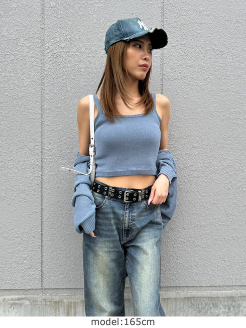 サマーニットキャミトップ