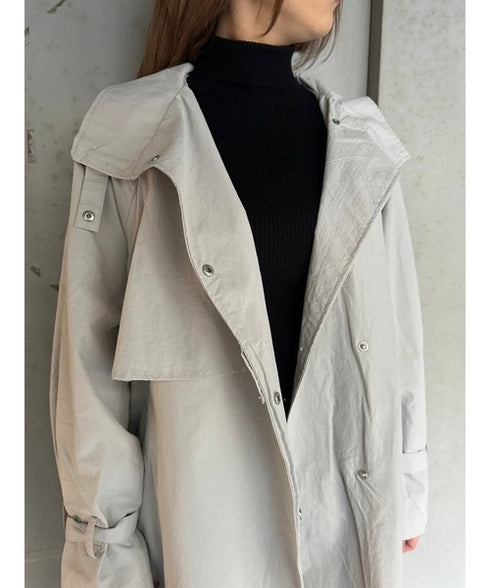 ナイロンロングコート