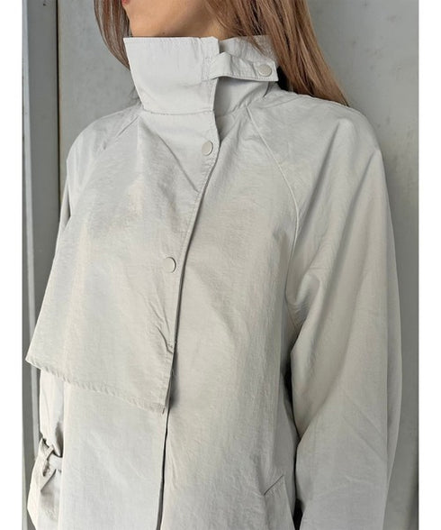 ナイロンロングコート