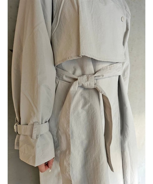 ナイロンロングコート