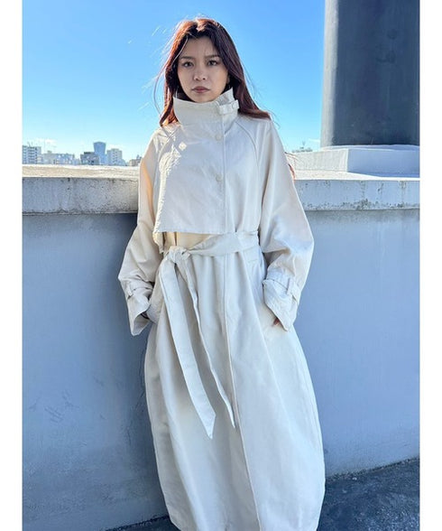 ナイロンロングコート