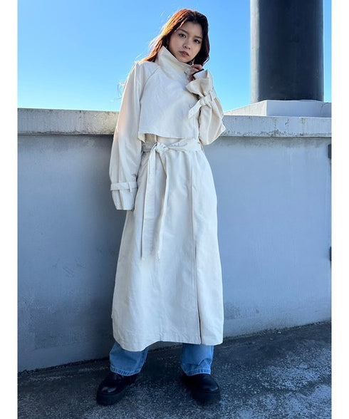 ナイロンロングコート