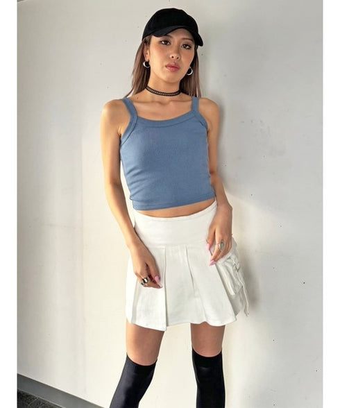 リブパイピングキャミトップス