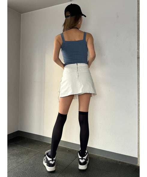 リブパイピングキャミトップス