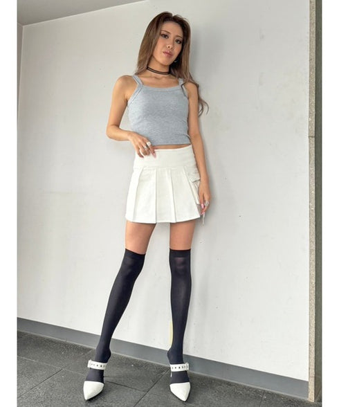 リブパイピングキャミトップス