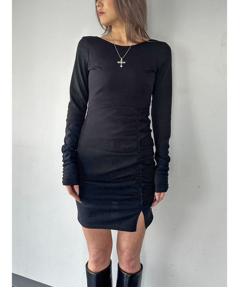 ギャザーリブミニワンピース