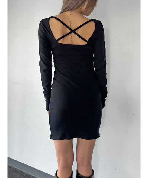 ギャザーリブミニワンピース