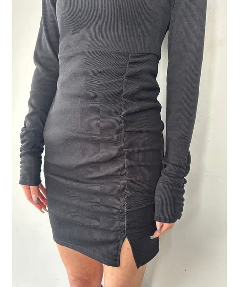 ギャザーリブミニワンピース