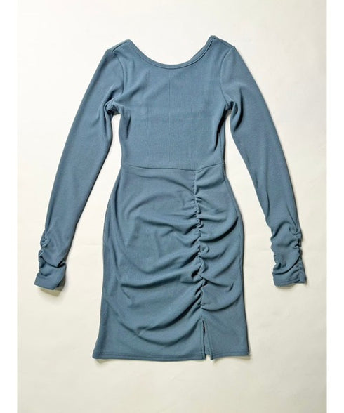 ギャザーリブミニワンピース