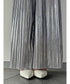 シャイニープリーツワイドパンツ