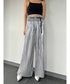 シャイニープリーツワイドパンツ