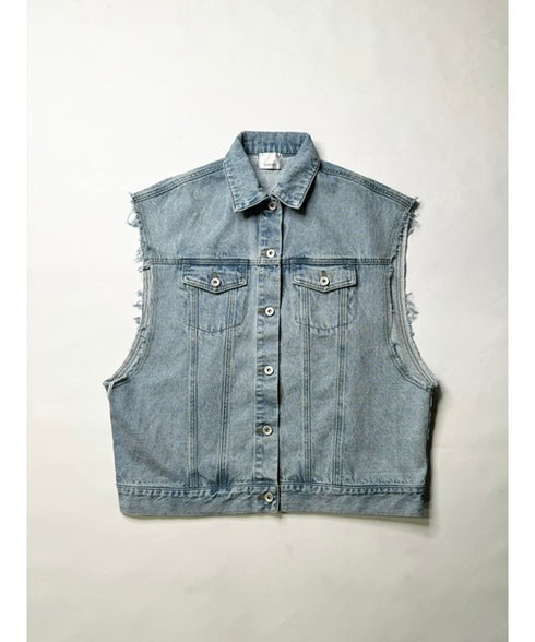 ノースリデニムジャケット