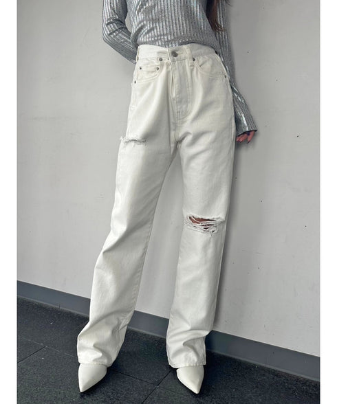 EGストレートデニムパンツ