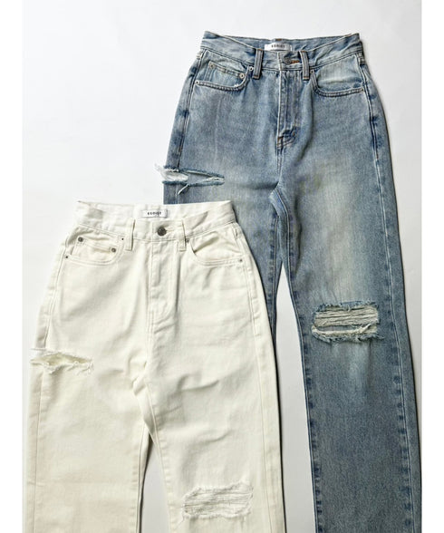 EGストレートデニムパンツ