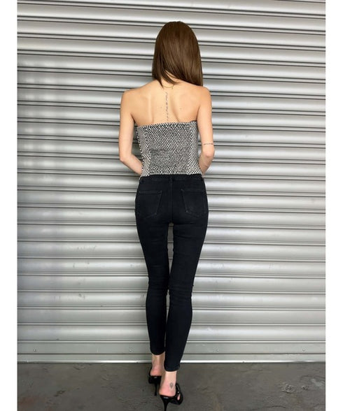 ツイードビスチェ