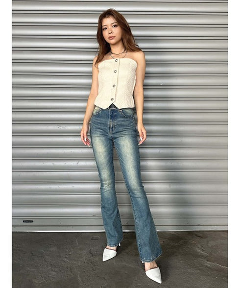 ツイードビスチェ