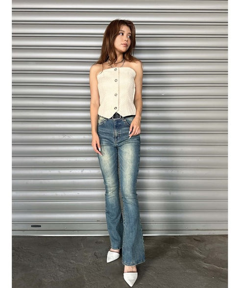 ツイードビスチェ