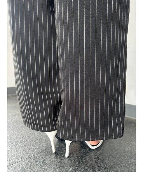 コルセットワイドパンツオールインワン