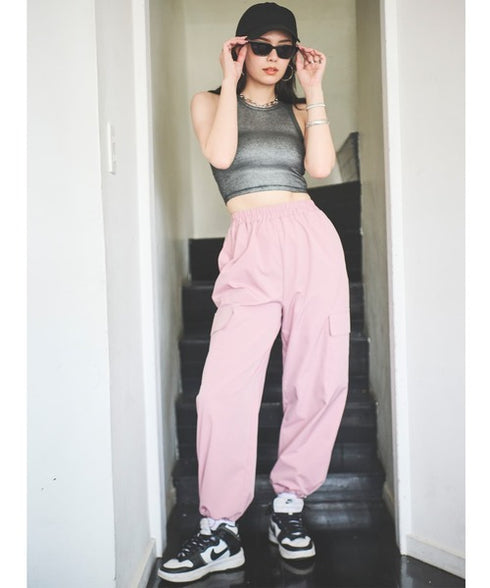 シャイニーショートタンクトップス