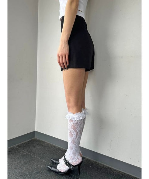 ハイウエストショートパンツ