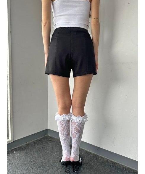 ハイウエストショートパンツ