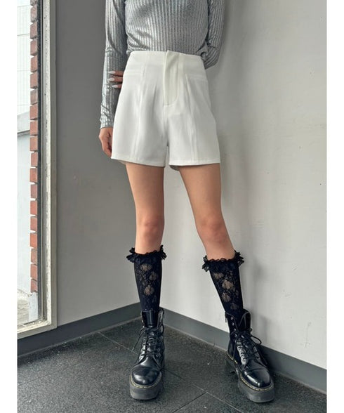 ハイウエストショートパンツ