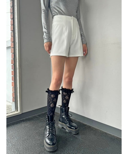 ハイウエストショートパンツ