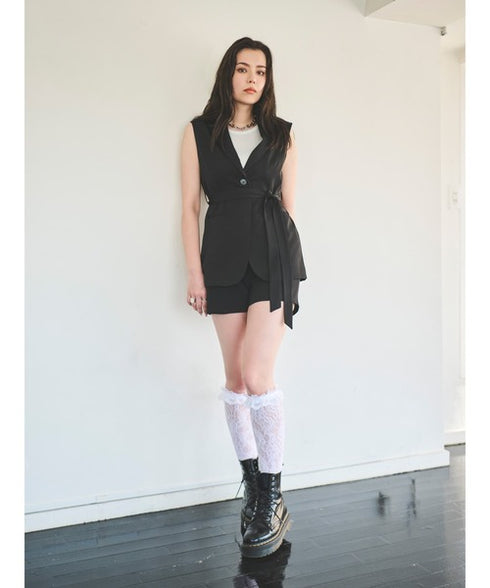 ハイウエストショートパンツ