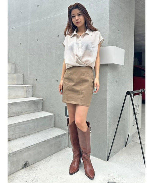 シャツドッキングワンピース