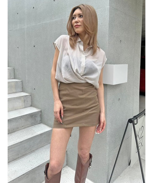 シャツドッキングワンピース