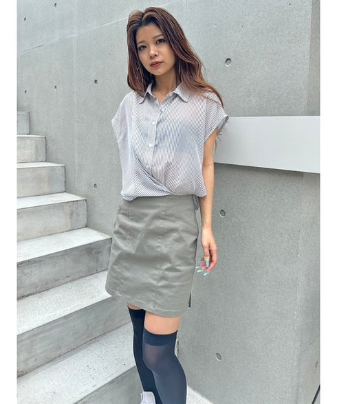 シャツドッキングワンピース